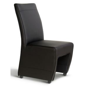 chaise de salle a manger sur roulette