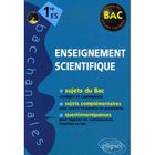 SCOLAIRE / UNIVERSITAIRES Bacchannales ; enseignement scientifique ; 1ère...