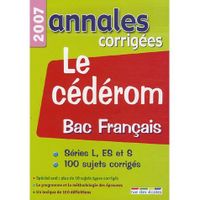 SCOLAIRE / UNIVERSITAIRES ANNALES CORRIGEES; annales corrigées 2007 ; bac...