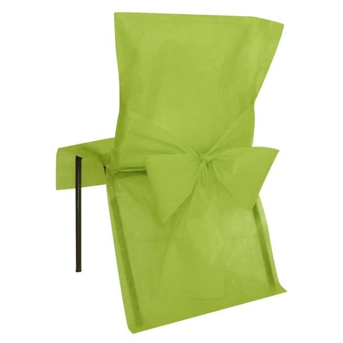 SANTEX Housse de Chaise avec Noeud Vert  Achat / Vente housse de