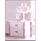  Table de chevet pour chambre Fille Princess - rose