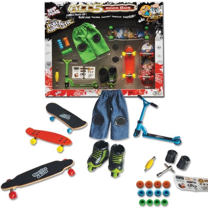 Fingers Skate Grip and Tricks Coffret All 5 Riders Achat / Vente