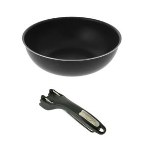 SITRAM Wok 28 cm tous feux dont induction + pince
