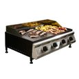 BARBECUE - PLANCHA ESTADILLA 4 Grande plancha Inox