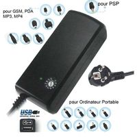 ADAPTATEUR SECTEUR - ADAPTATEUR ALLUME CIGARE UNIPOWER Alimentation 90 Watts