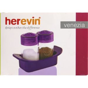 HOME sel verre au poivre avec un assortiment de support de cuisine