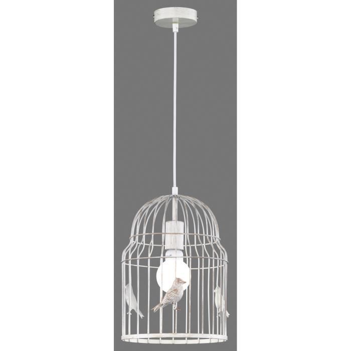 Suspension cage couleur blanche Achat / Vente Suspension cage couleur