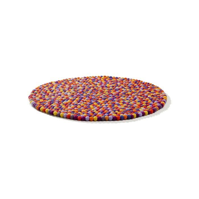 Tapis rond, PINOCCHIO orange 90x90, par Hay Tapis rond, PINOCCHIO
