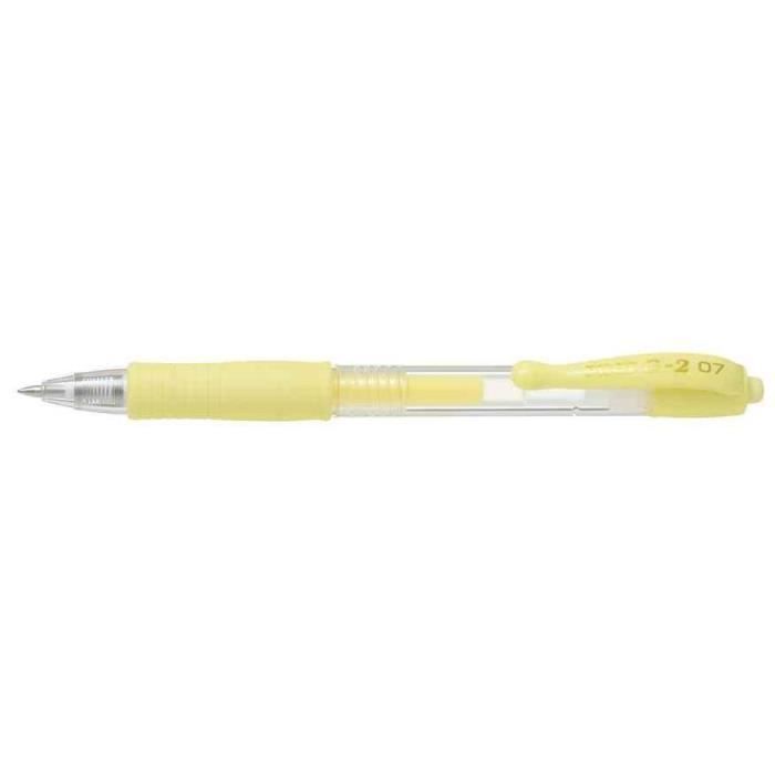 stylo bille jaune