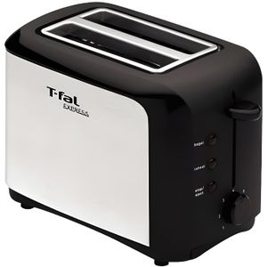 TEFAL TT356110 Grille-pain - Inox et Noir -