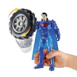 Figurine Superman Man Of Steel Power Attack Deluxe Dual Destruction Mattel 