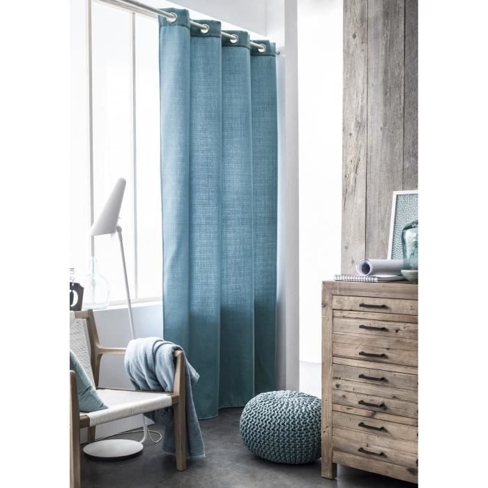 Rideaux bleu achat / vente rideaux bleu pas cher cdiscount Créatif rideaux Cuisine