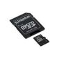 CARTE MEMOIRE KINGSTON Mémoire micro SD card 16Go + adaptateur