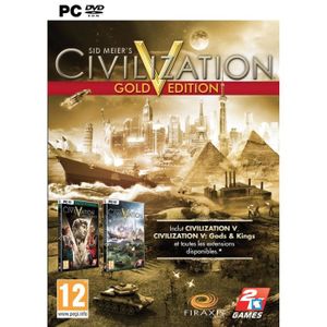 JEUX PC CIVILIZATION V : EDITION GOLD PC JEUX PC CIVILIZATION V : EDITION GOLD PC