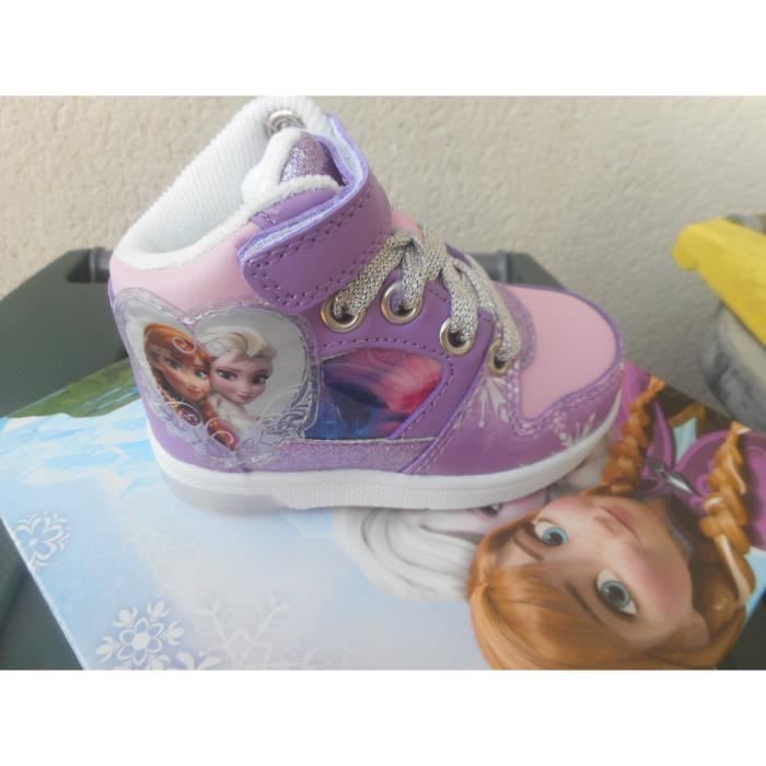 chaussure reine des neiges lumineuse