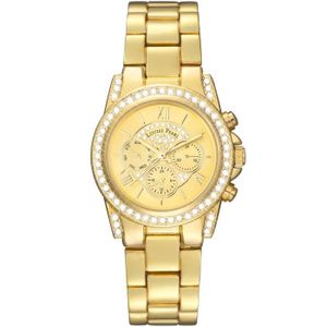 MONTRE Montre Femme Cristaux SWAROVSKI Doré PEARL 21