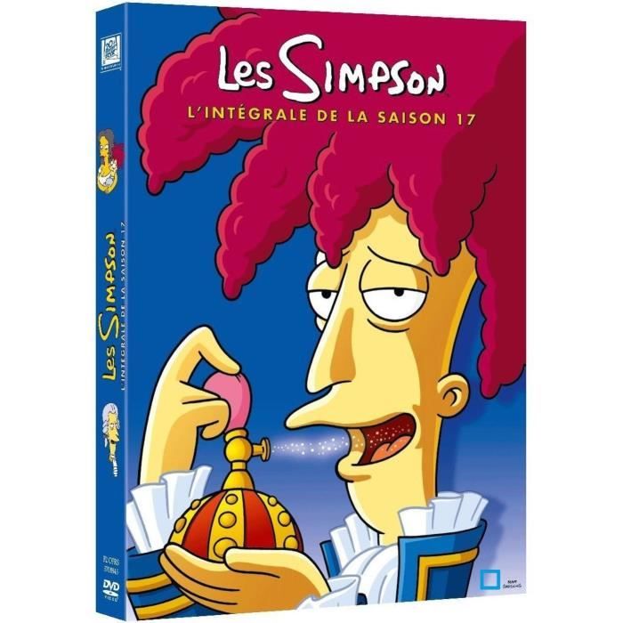 DVD SIMPSON SAISON 17 en dvd série pas cher Aurélia BrunoJoëlle GuiguiPatrick Guillemin