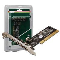 Cartes PCI USB 2.0, 3 + 1 ports, VIA 6212 chipset, Cartes PCI USB 2.0, 3 + 1 ports, VIA 6212 chipset,