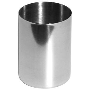 GELCO Gobelet ? dents Actuel en métal chromé 7,3x7,3x9,8 cm