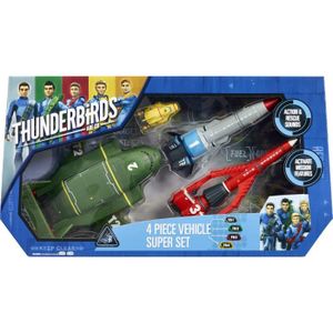 THUNDERBIRDS Super Set avec 4 Véhicules
