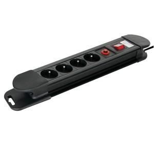 MULTIPRISE - RALLONGE BLOC MULTIPRISES 4 PRISES AVEC PROTECT. SURCHARGES MULTIPRISE - RALLONGE BLOC MULTIPRISES 4 PRISES AVEC PROTECT. SURCHARGES