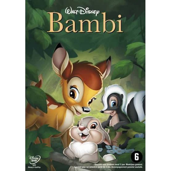 DVD BAMBI en dvd dessin animé pas cher David Hand