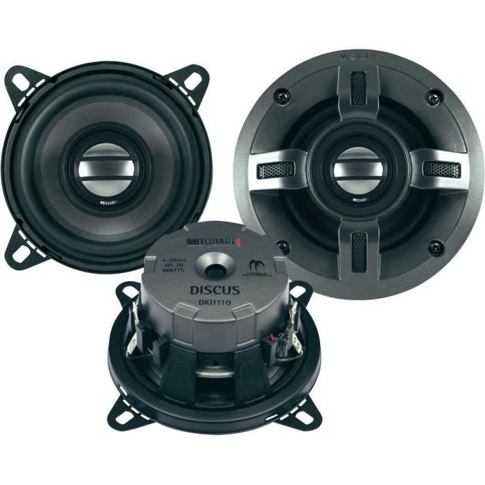 Haut-Parleurs Sound-way 10cm 100W 2 Voies - Compatible Renault Clio, Twingo, Kangoo