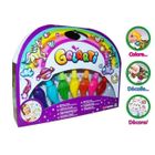 JEU DE PEINTURE-DESSIN-COLORIAGE Gelarti - Coffret Arc-En-Ciel