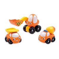  Vroom Planet 3 Véhicules Chantier En Coffret
