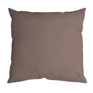 coussin deco taupe