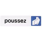  Plaque de signalisation "poussez"