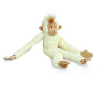 Peluche - Singe blanc suspendu blanc : 42 cm Peluche - Singe blanc suspendu blanc : 42 cm