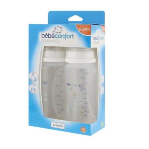 BEBE CONFORT Lot de 2 Biberons Maternity Pp 360ml Blanc
