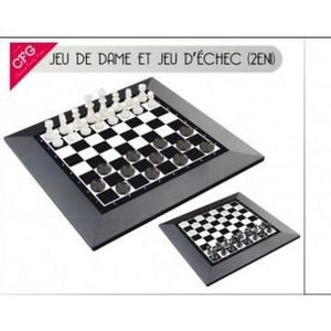Jeux dames et échecs 2 en 1