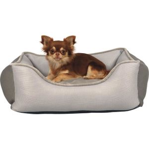 TRIXIE Lit Aiko - 75x65 cm - Gris clair et gris - Pour chien