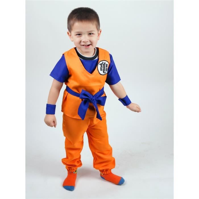 ENSEMBLE COSPLAY SANGOKU DRAGON BALL Z ENFANT Orange orange - Achat