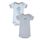 BODY  PETIT BATEAU Lot 2 Body Bleu