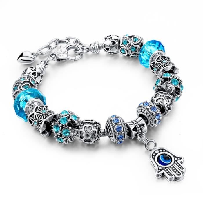 Bracelet Pandora Rose Et Bleu | IUCN Water Bracelet Pandora Rose Et Bleu | IUCN Water