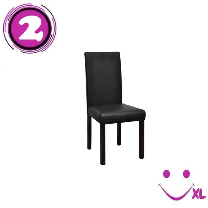 chaise design classique noir