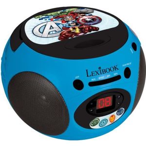 AVENGERS Lecteur CD Enfant & Radio Lexibook