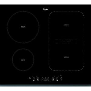 WHIRLPOOL ACM912BF - Table de cuisson induction - 4 zones - 7,2 kWh - L 58 x P 51 cm - Rev?tement verre - Noir
