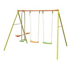 BALANCOIRE / PORTIQUE - Portique métal 1,90 m 3 agr?s