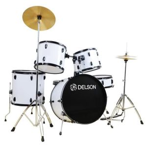 DELSON Batterie 5 f?ts - Blanc