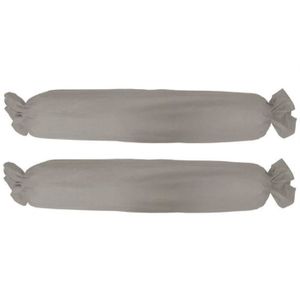 TODAY Lot de 2 taies de traversin 100% coton 45x185 cm mastic