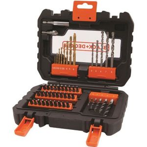 BLACK&DECKER Coffret 50 accessoires perçage vissage A7232