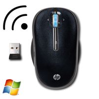 SOURIS HP 2.4GHz Wireless Laser Mobile Mouse Black
