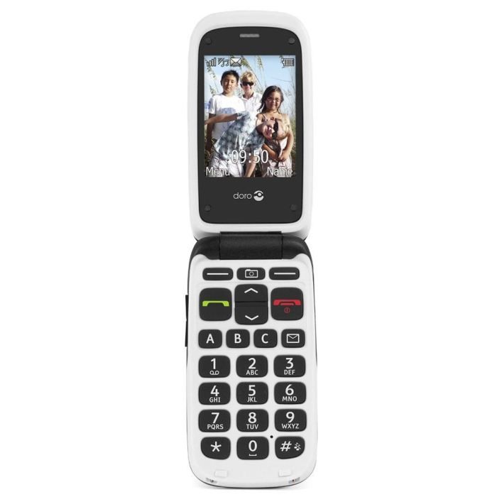 DORO 612 Blanc téléphone portable, prix pas cher