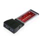 ADAPTATEUR - ANTENNE WIFI - 3G Vantec Carte ExpressCard 2 ports SuperSpeed USB 3.