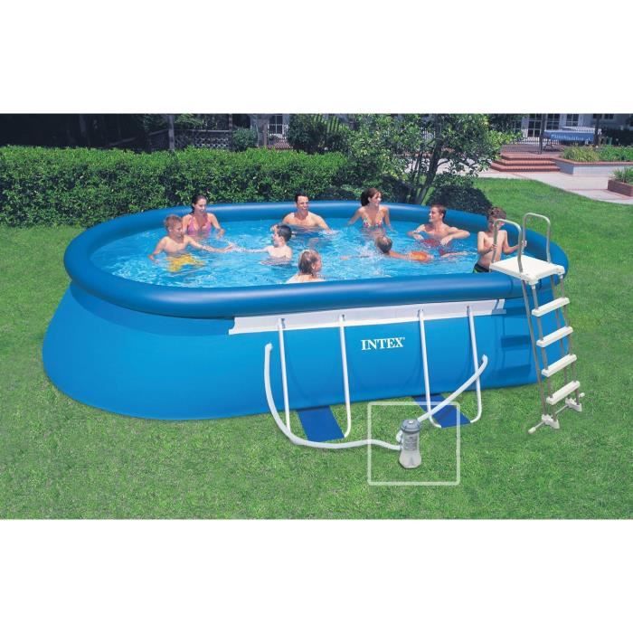 piscine autoportée ovale cdiscount