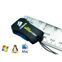 Cl� USB CORSAIRVOYAGER MINICMFUSBMINI32NOIR BLEU32GO
